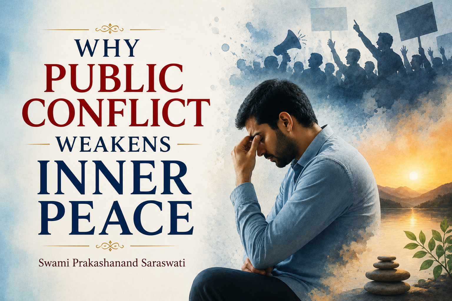 Why Public Conflict Weakens Inner Peace Swami Prakashanand Saraswati